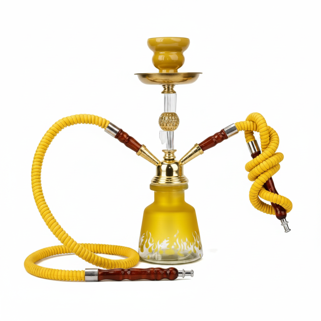 Yellow Flame Mini Shisha Pot
