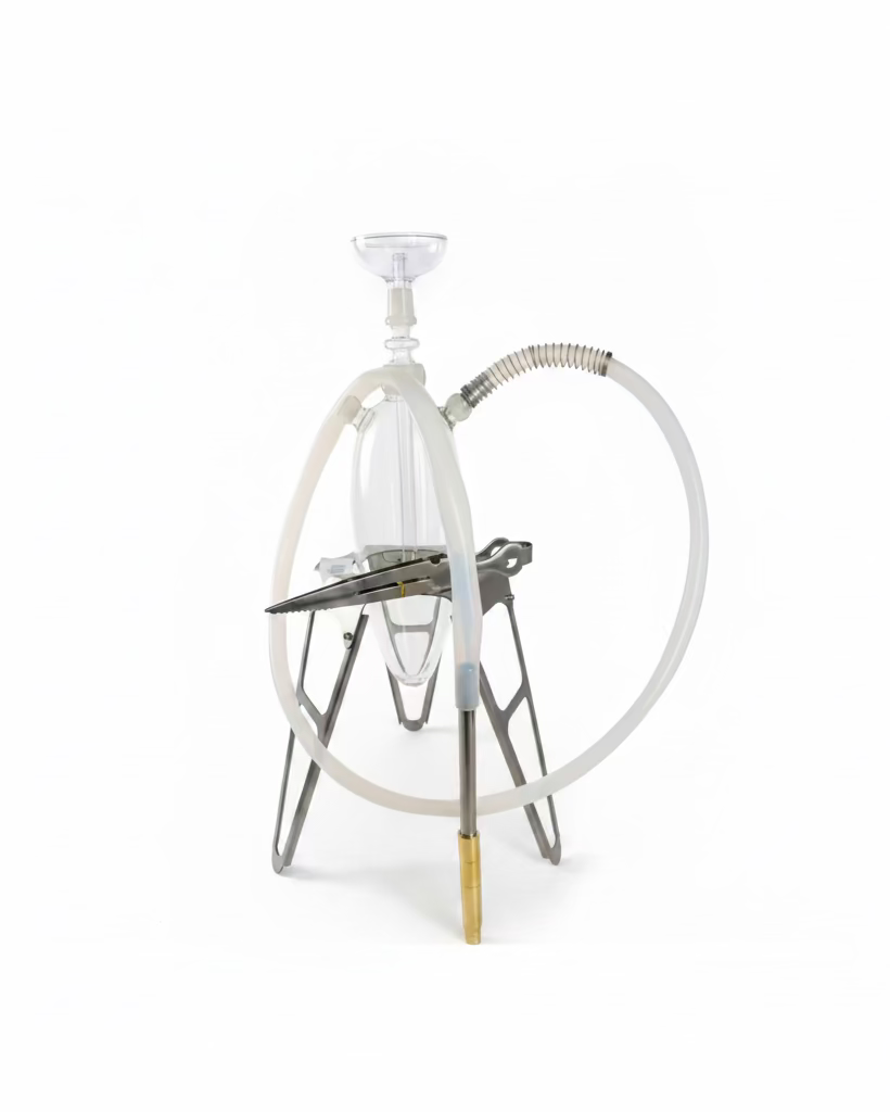 Almond Glass Shisha Pot