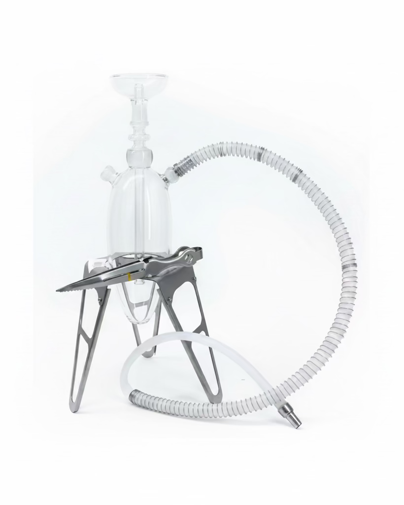 Almond Glass Shisha Pot