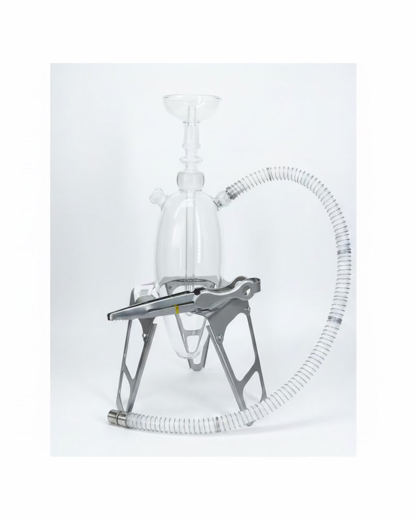 Almond Glass Shisha Pot