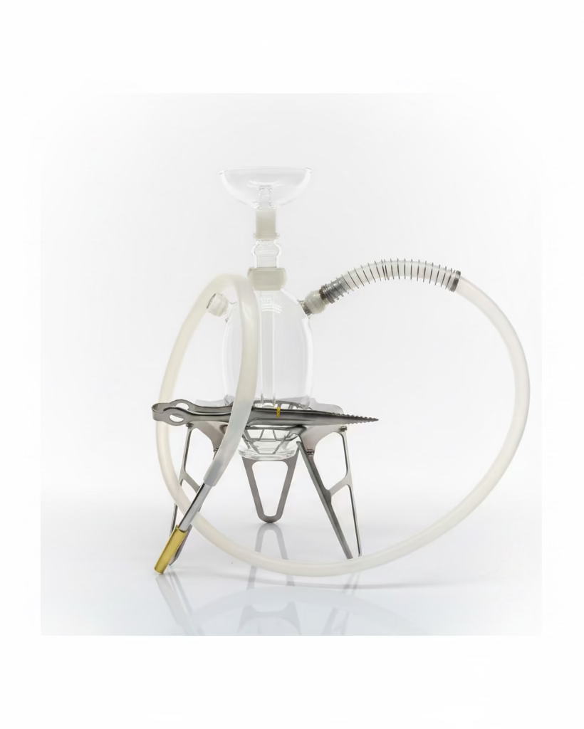 Almond Glass Shisha Pot