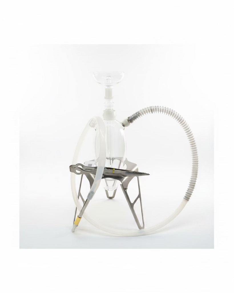 Almond Glass Shisha Pot