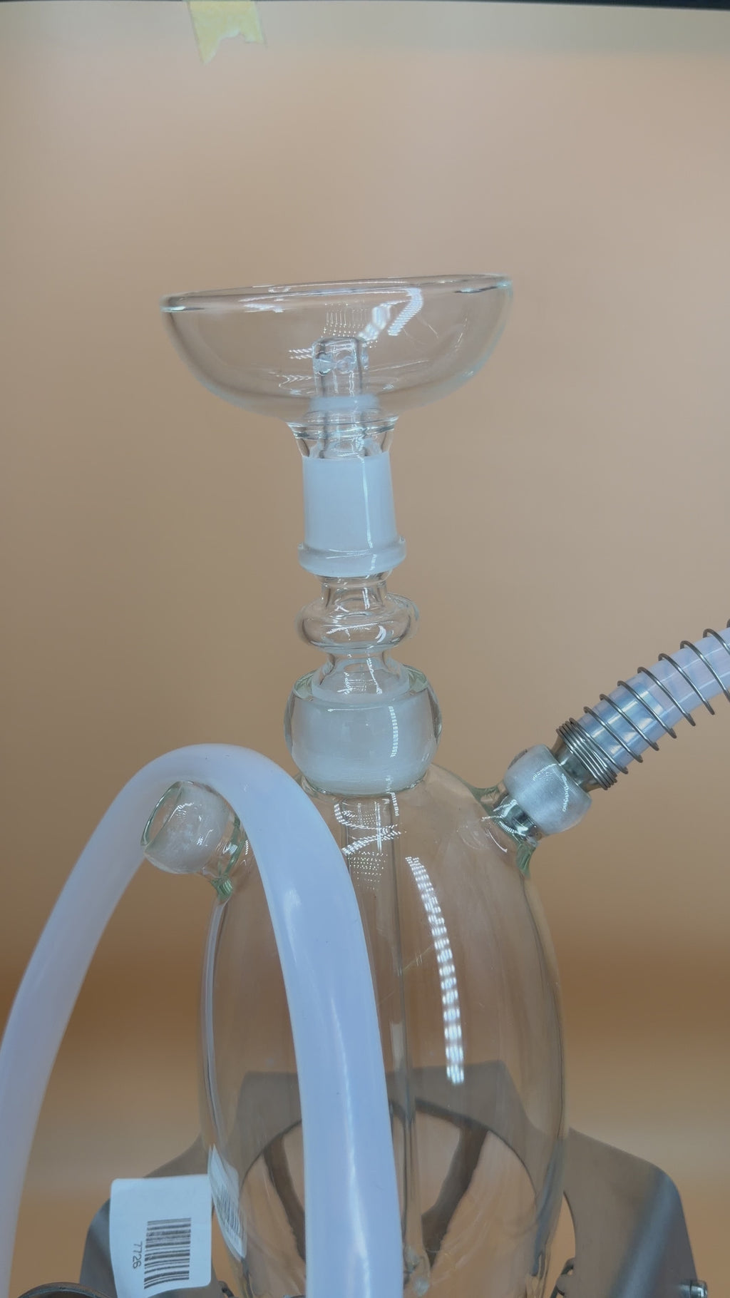 Almond Glass Shisha Pot